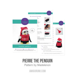 Pierre the penguin amigurumi pattern by Madelenon