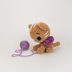 Cinnabun the Cat amigurumi pattern by Theresas Crochet Shop