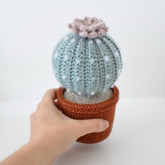 Succulent in Pottery amigurumi by Elisas Crochet