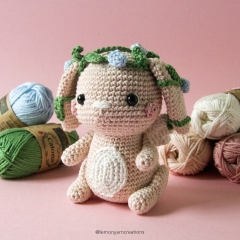 Blue Bell the Magical Bunny amigurumi pattern by Lemon Yarn Creations