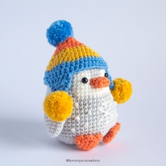 Snowy the Penguin amigurumi by Lemon Yarn Creations