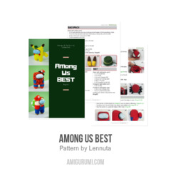Among Us Best amigurumi pattern by Lennutas