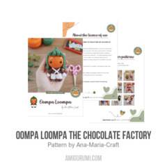 Oompa Loompa the Chocolate Factory amigurumi pattern by Ana Maria Craft