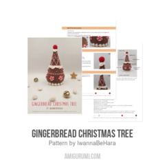 Gingerbread Christmas Tree amigurumi pattern by IwannaBeHara