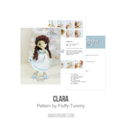 Clara amigurumi pattern by Fluffy Tummy