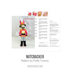 Nutcracker amigurumi pattern by Fluffy Tummy