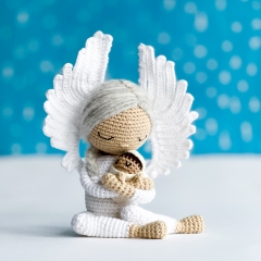 Angel & the baby amigurumi by Handmade by Halime