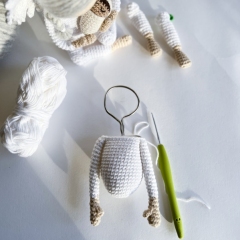 Angel & the baby amigurumi pattern by Handmade by Halime