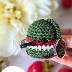 Finn the Hummingbird amigurumi by Cosmos.crochet.qc