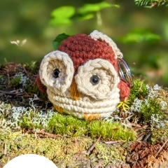 Luna and Errol the Owls  amigurumi by Cosmos.crochet.qc