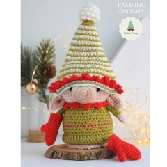 Crochet Christmas Elf pattern amigurumi pattern by PamPino Gnomes
