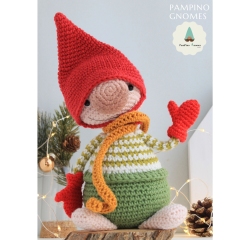 Holiday Elf crochet gnome amigurumi by PamPino Gnomes