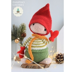 Holiday Elf crochet gnome amigurumi pattern by PamPino Gnomes