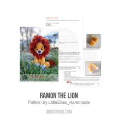 Ramon the Lion amigurumi pattern by LittleEllies_Handmade