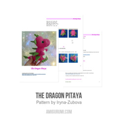 The Dragon Pitaya amigurumi pattern by Iryna Zubova