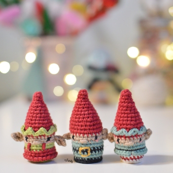 Mini amigurumi elfs 3 versions amigurumi pattern by O Recuncho de Jei