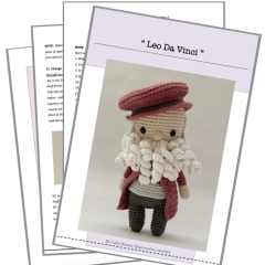 Leo Da Vinci amigurumi pattern by Amour Fou