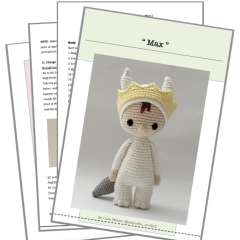 Max - Where the Wild Things Are amigurumi pattern by Amour Fou
