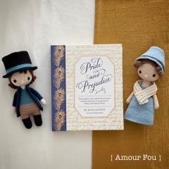Mr Darcy - Pride and Prejudice amigurumi by Amour Fou
