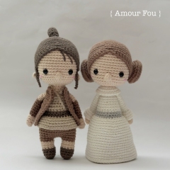 Princess Leia (Star Wars Tribute) amigurumi pattern by Amour Fou