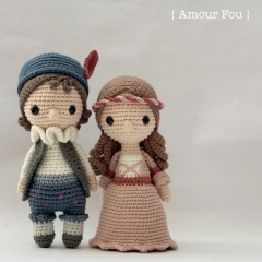 Romeo & Juliet amigurumi by Amour Fou