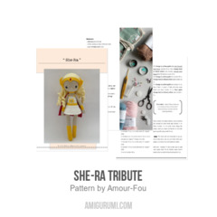 She-Ra Tribute amigurumi pattern by Amour Fou