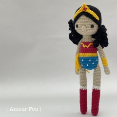 Wonder Woman amigurumi pattern by Amour Fou