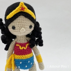 Wonder Woman amigurumi by Amour Fou