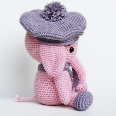 Emily the elephant amigurumi by Pepika