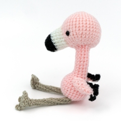 Flamingo amigurumi by MevvSan