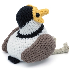 Masked Lapwing Plover Bird amigurumi by MevvSan