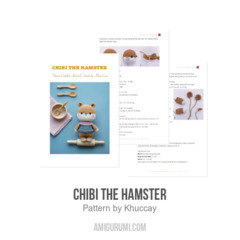 Chibi the hamster amigurumi pattern by Khuc Cay
