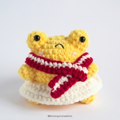 Eggo Froggo amigurumi pattern by Lemon Yarn Creations