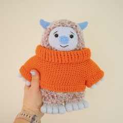Yorick the Yeti amigurumi by Smiley Crochet Things