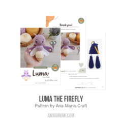 Luma the Firefly amigurumi pattern by Ana Maria Craft