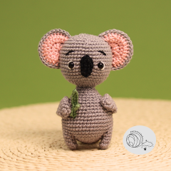 Peanut, the amigurumi koala  amigurumi pattern by yarnacadabra