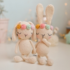 Cute rabbit amigurumi amigurumi by O Recuncho de Jei