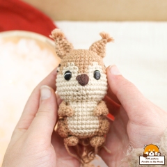 ChubBie - Chip the Squirrel  amigurumi pattern by Noobie On The Hook
