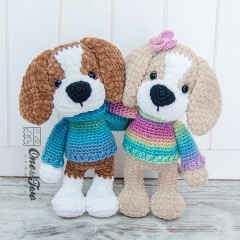 Lucas the Beagle amigurumi by One and Two Company