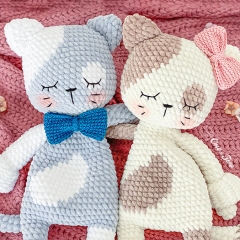 Millie the Kitty Lovey amigurumi pattern by One and Two Company
