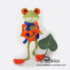 Fred the Frog amigurumi by IlDikko