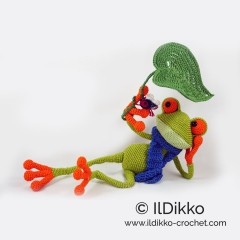 Fred the Frog amigurumi pattern by IlDikko