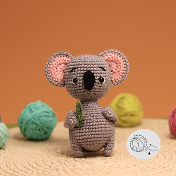 Peanut, the amigurumi koala  amigurumi pattern by yarnacadabra