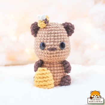 ChubBie - Pookie the Teddy Bear amigurumi pattern by Noobie On The Hook