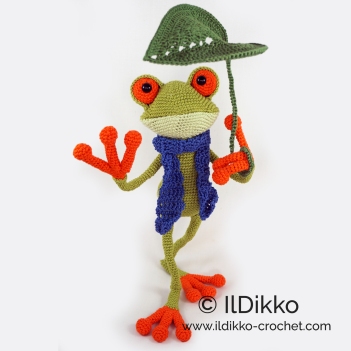 Fred the Frog amigurumi pattern by IlDikko