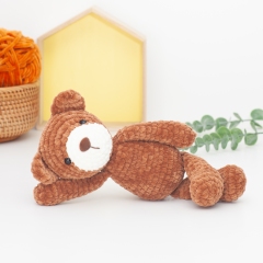 Teddy bear plushie amigurumi pattern by Diminu