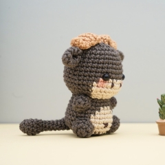 Water Buffalo amigurumi pattern by Khuc Cay