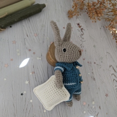 Cute bunny + night collection amigurumi by La Fabrique des Songes
