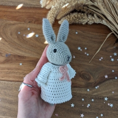 Cute bunny + night collection amigurumi pattern by La Fabrique des Songes
