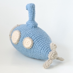 Submarine amigurumi pattern by Elisas Crochet